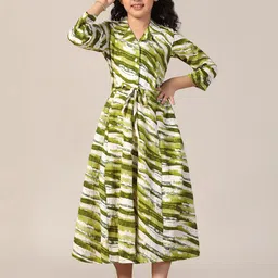 BAESD Print Fit & Flare Midi Dress-picture-30