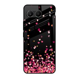 QRIOH Heart Rain Fall OnePlus Nord 4 5G Impact Resistant Back Case-picture-3