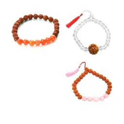 Divine souvenirs Unisex Set Of 3 Artificial Beaded Bracelets-23