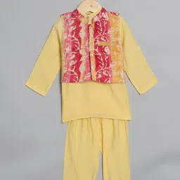 Readiprint Fashions Boys Pure Silk Kurta With Pyjamas & Nehru Jacket-picture-21
