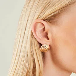 Accessorize Oversized Circular Twist Studs image 5
