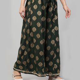 FAMBEE Women Floral Printed Flared Palazzos-image-80