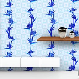 ArtzFolio Printed UV-Resistant Anti-Bacterial Vivid African Crane Flower Peel & Stick Wallpaper-image-44