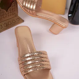 Walkfree Women Open Toe Block Heel Sandals-35