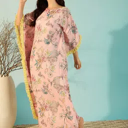 The Kaftan Company Printed Maxi Nightdress-picture-11