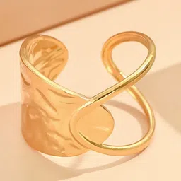 MYKI Gold-Plated Adjustable Finger Ring-14
