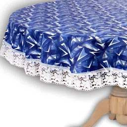 Stylista Blue Waterproof Round 2-Seater Table Cover-image-97