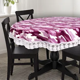 Stylista Purple 8 Pieces Waterproof Table Cover-picture-33
