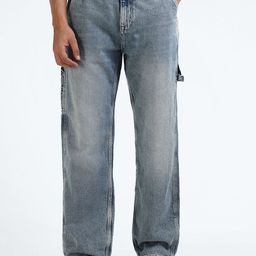 Flying Machine Men High-Rise Heavy Fade Stretchable Jeans-picture-31