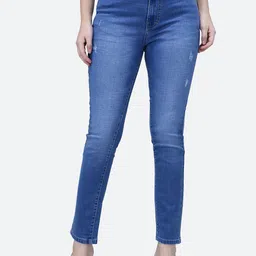 FCK-3 Women Hottie High-Rise Low Distress Heavy Fade Stretchable Jeans-picture-25