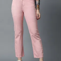 Code 61 Women Straight Fit High-Rise Stretchable Jeans-image-86