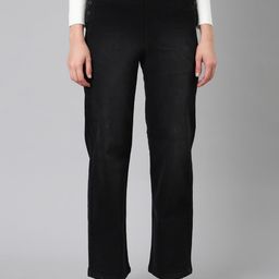SHOWOFF Women Straight Fit Clean Look Stretchable Jeans-picture-3