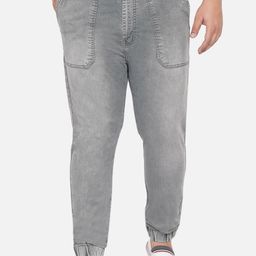 John Pride Men Plus Size Heavy Fade Stretchable Joggers Jeans-picture-14