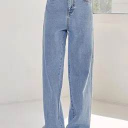 Kotty Women Jean Straight Fit High-Rise Stretchable Jeans-image-94