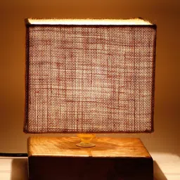 Devansh Beige Self Design Contemporary Column Table Lamp-18