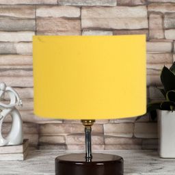 Devansh Yellow Solid Table Lamp-32