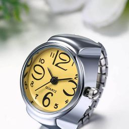 Yellow Chimes Stainless Steel Analog Watch Stretchable Ring-picture-29