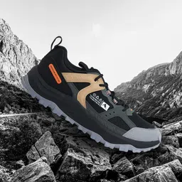 Xtep Men Textured Lace-Up Trekking Shoes-image-87