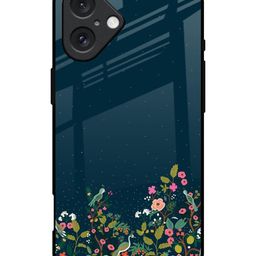 QRIOH Floral Printed iPhone 16 Back Case Mobile Accessories-18