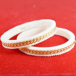 Sattik Gold Brass Bangle-picture-11