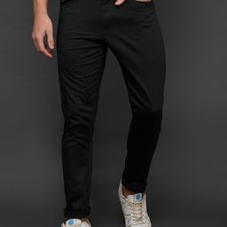 GIORDANO Men Slim Fit Chinos Trousers-image-89