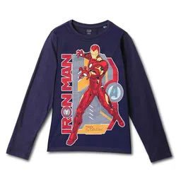 Wear Your Mind Boys Avengers Printed Applique T-shirt-picture-22