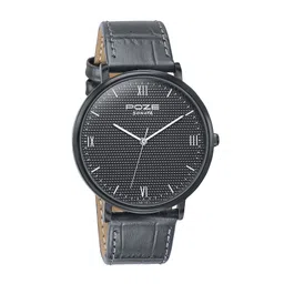 Sonata Men Poze Brass Dial & Leather Textured Straps Analogue Quartz Watch SP70061NL02-picture-27