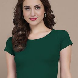 Dream Beauty Fashion Women Cap Sleeves Fitted Crop Top-picture-26