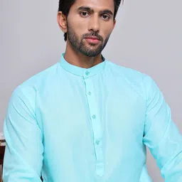 Jompers Mandarin Collar Long Sleeves Straight Kurta with Pyjamas-image-55