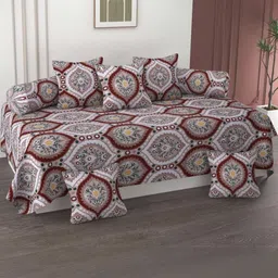 Hiyanshi Home Furnishing Cotton 8-Piece Diwan Set-picture-48