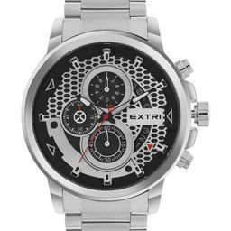 EXTRI Men Embellished Dial & Stainless Steel Bracelet Style Straps Analogue Watch X6079-A-image-65