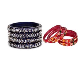 SOMIL Women Blue Bangle-image-31