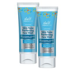 Iba Advanced Activs Set Of 2 Ultra White Skin Tone Perfecting Face Wash 100ml Each-0
