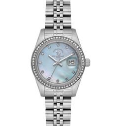 SANTA BARBARA POLO & RACQUET CLUB Women Dial & Stainless Steel Bracelet Style Straps Analogue Watch-image-74