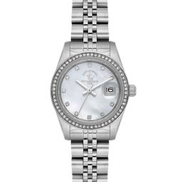 SANTA BARBARA POLO & RACQUET CLUB Women Dial & Stainless Steel Bracelet Style Straps Analogue Watch-image-25