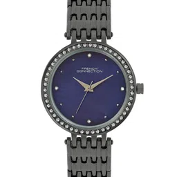 French Connection Women Stainless Steel Bracelet Style Straps Analogue Watch FCN075GNM-54