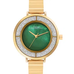 French Connection Women Embellished Dial & Stainless Steel Bracelet Style Straps Analogue Watch FCN087NGM-image-22