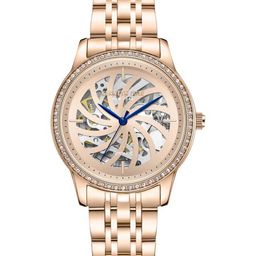 Kenneth Cole Women Skeleton Dial Analogue Automatic Motion Powered Watch KCWLL0016602LD-0
