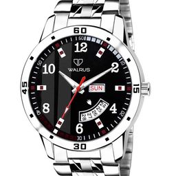 Walrus Men Brass Printed Dial & Stainless Steel Bracelet Style Watch WWTM-AST-XI-020707-7
