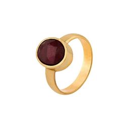 GenZcomplex Gold-Plated Brass Finger Ring-image-91