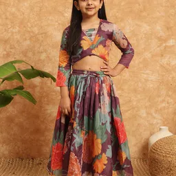 Readiprint Fashions Girls Printed Ready to Wear Lehenga Choli-image-66