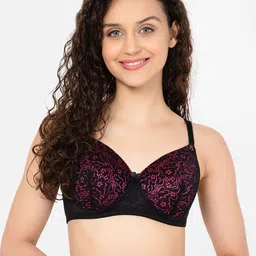 Clovia Everyday Non-Wired Lightly Padded Lace Bra-31