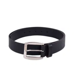Belwaba Men Black Textured Leather Formal Belt-image-95