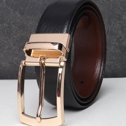 Teakwood men Leathers Men Black Belts-image-29