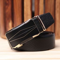 Kastner Men Black Textured Artificial Leather Belt-picture-21