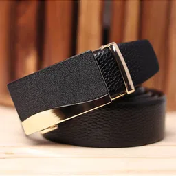 Kastner Men Black Formal Autolock Artificial Leather Belt-image-20