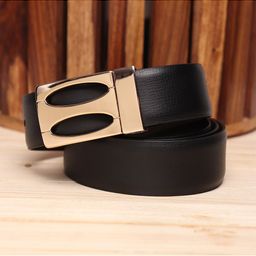 Kastner Men Black Textured Reversible Formal Belt-image-56