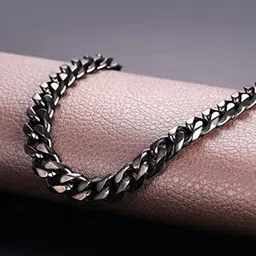 VIEN Statement Titanium Chain-29