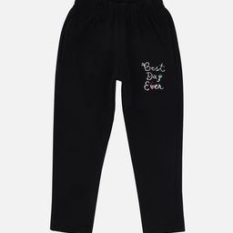 DYCA Infants Girls Black Solid Cotton Track Pants-image-10