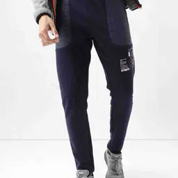 Wildcraft Men Typography Printed Anti Odour Cotton Track Pants-image-62